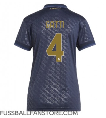 Juventus Federico Gatti #4 Replik 3rd trikot Damen 2024-25 Kurzarm